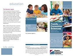 Cover, Family and Consumer Sciences, A Resource for Virginia's Schools