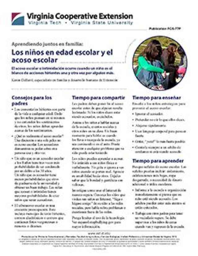 Aprendiendo juntos en familia: Los niños en edad escolar y el acoso escolar-JPG