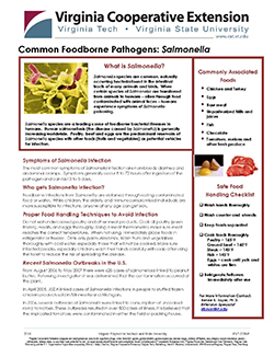 Cover, Common Foodborne Pathogens: Salmonella