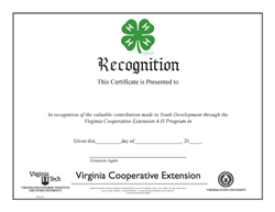 Cover, Recognition Certificate JPG