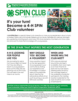 JPG-It’s your turn! Become a 4-H SPIN Club volunteer