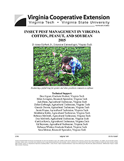 JPG, INSECT PEST MANAGEMENT IN VIRGINIA COTTON, PEANUT, AND SOYBEAN 2015