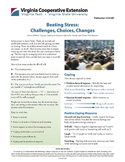 Cover- Beating Stress: Challenges, Choices, Changes