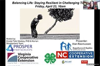 Cover for publication: Balancing Life: Staying Resilient in Challenging Times