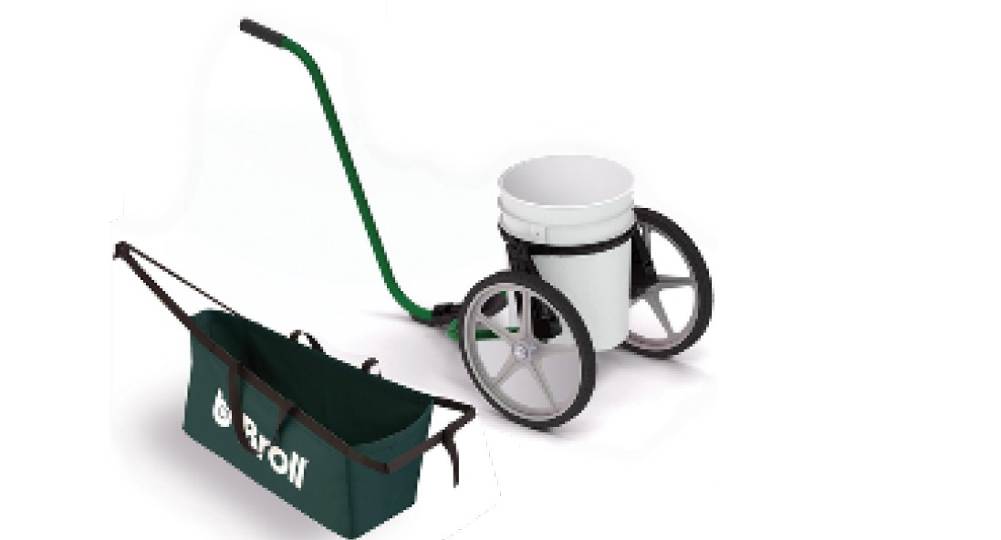 A Broll self-leveling bucket cart