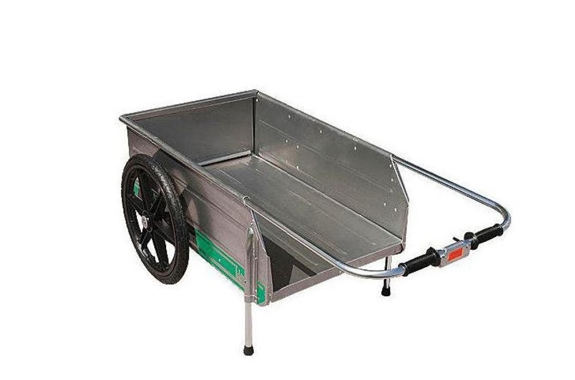 Green Foldit Cart W/Pnuematic Wheel Foldit Cart