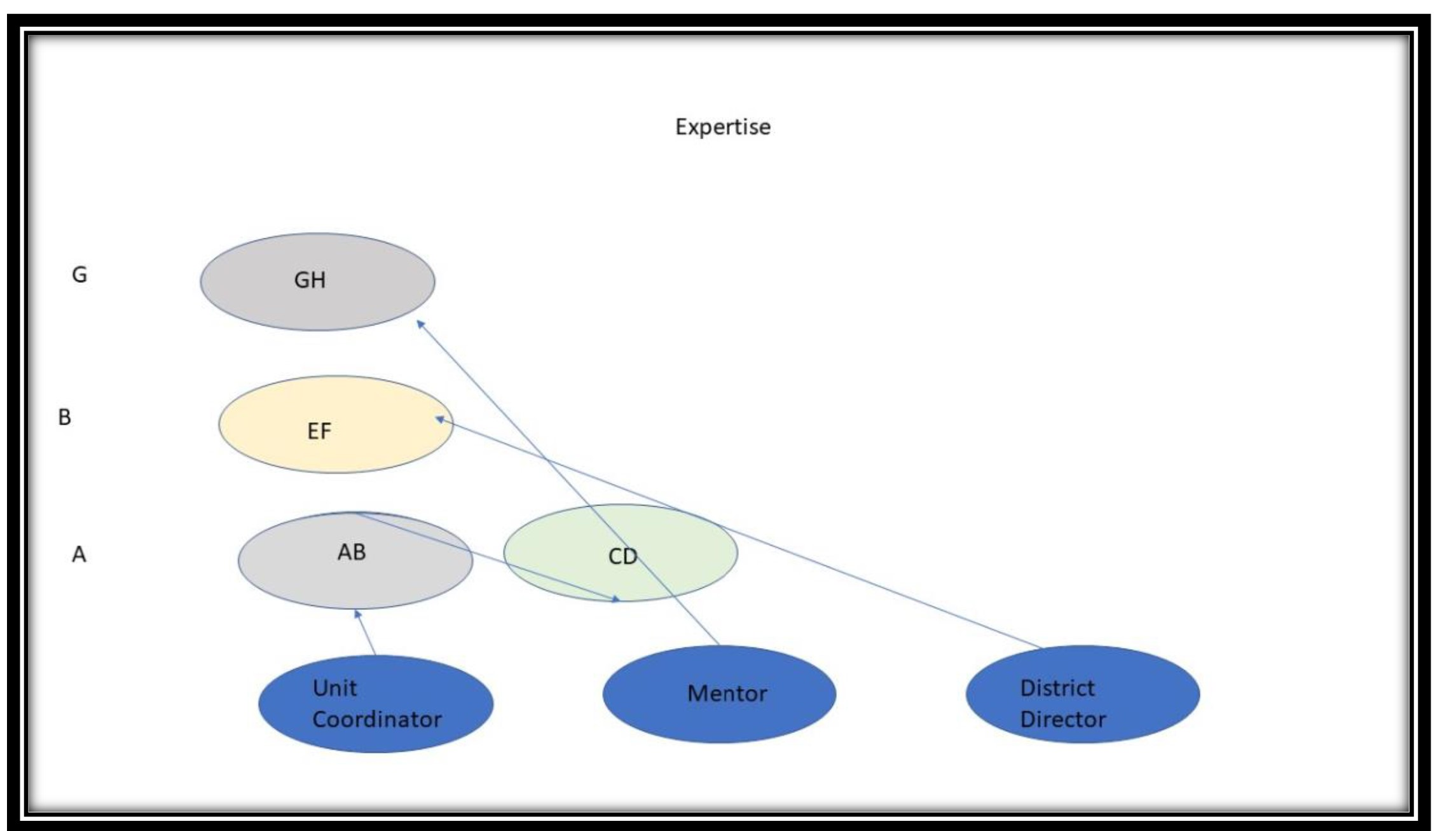 Diagram of expertise areas