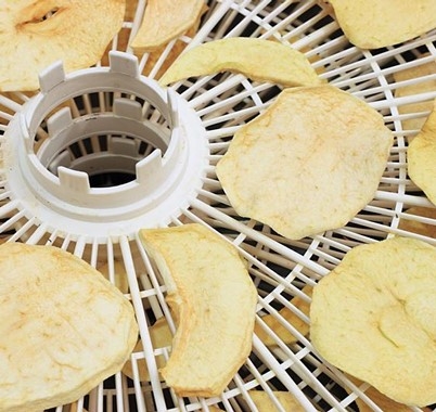 Dehydrated apple slices