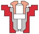 Pre-orifice flat-fan nozzle