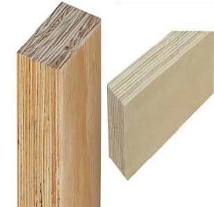 Photo of two laminated veneer lumbers