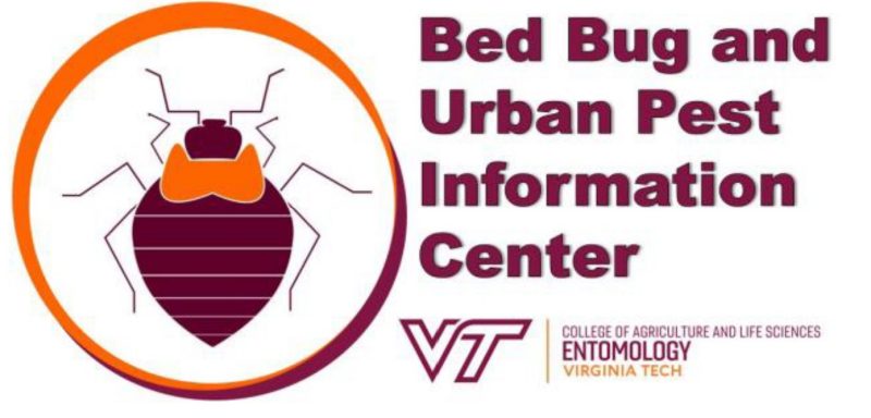 Logo - Bed Bug and Urban Pest Information Center, College of Agriculture and Life Sciences, Entomology, Virginia Tech.