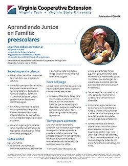 Aprendiendo Juntos en Familia: preescolares