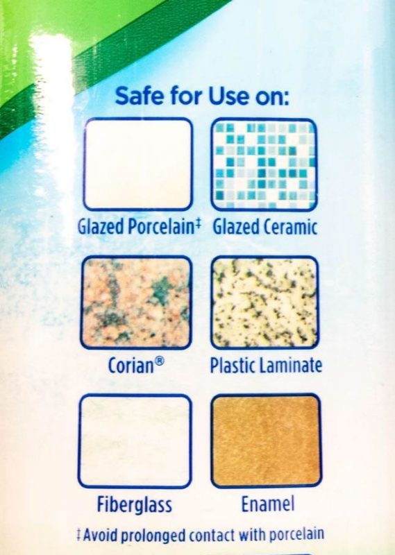 Surfaces in which you can use the product.