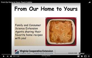 Cover for publication: From Our Home to Yours: Peach Cobbler
