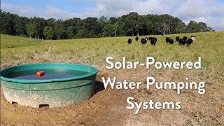 Cover for publication: Solar-Powered Water Pumping Systems
