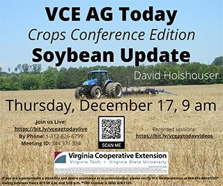 Cover for publication: VCE Ag Today: Soybean Update