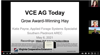 Cover for publication: VCE Ag Today: Grow Award - Winning Hay