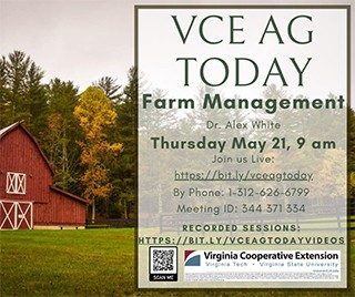 Cover for publication: VCE Ag Today: Farm Management