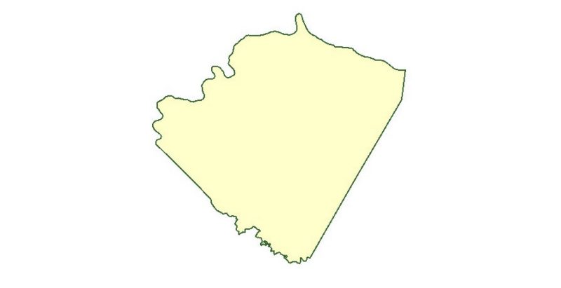 Buckingham County's Map, Virginia